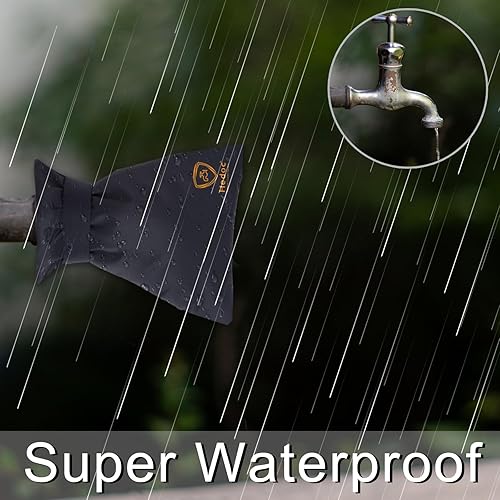 Miniatura 6 de Fundas para grifos profesionales para exteriores, para protección contra la congelación en invierno, paquete de 6 unidades de 6 pulgadas de ancho x