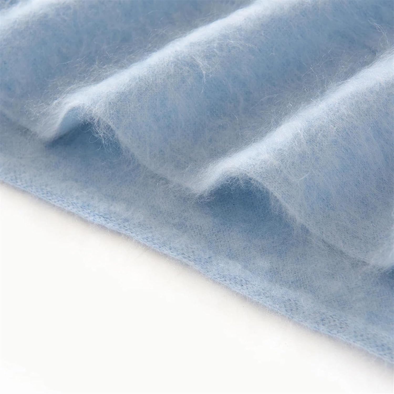 Women Cashmere Scarf Outdoor Soft-Brushed Knit Solid Color Warm Winter Fashion Lightweight Wrap