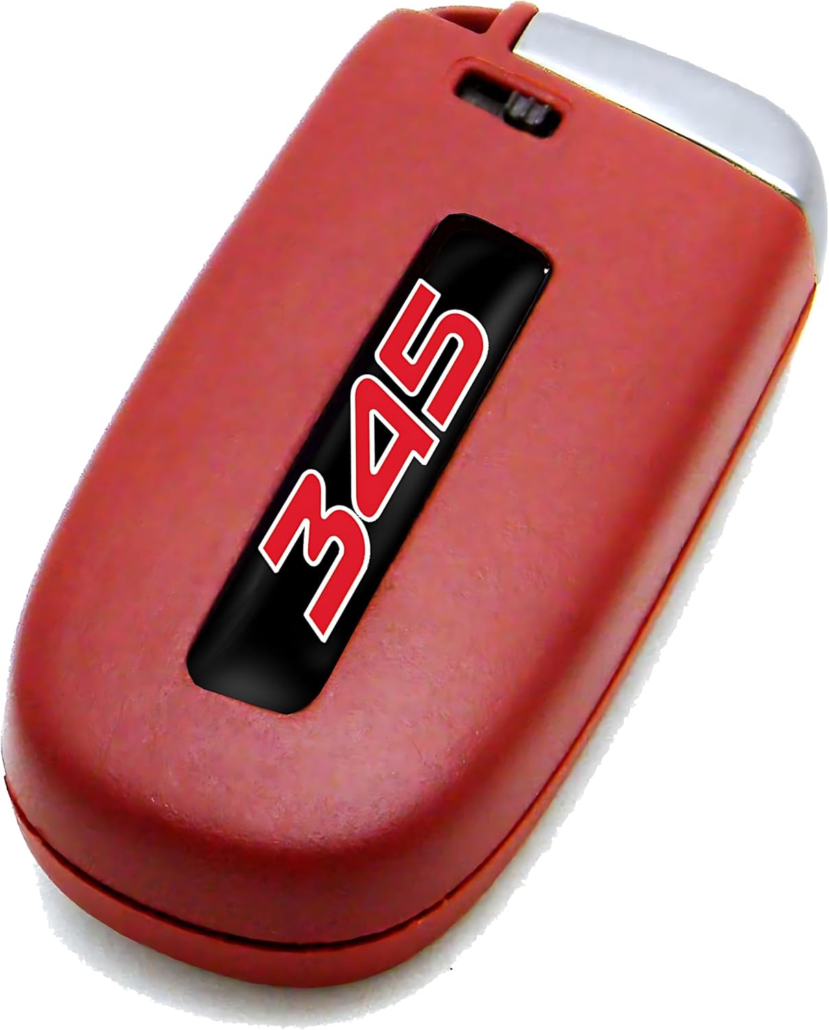 TOOLEPIC for Dodge Challenger Charger Durango and Jeep Grand Cherokee Key fob Badges 2015-2024-Set of 2 - Finest Vehicle Emblems Accessories for 345 Hemi, Ideal for Decoration - Ruby Red