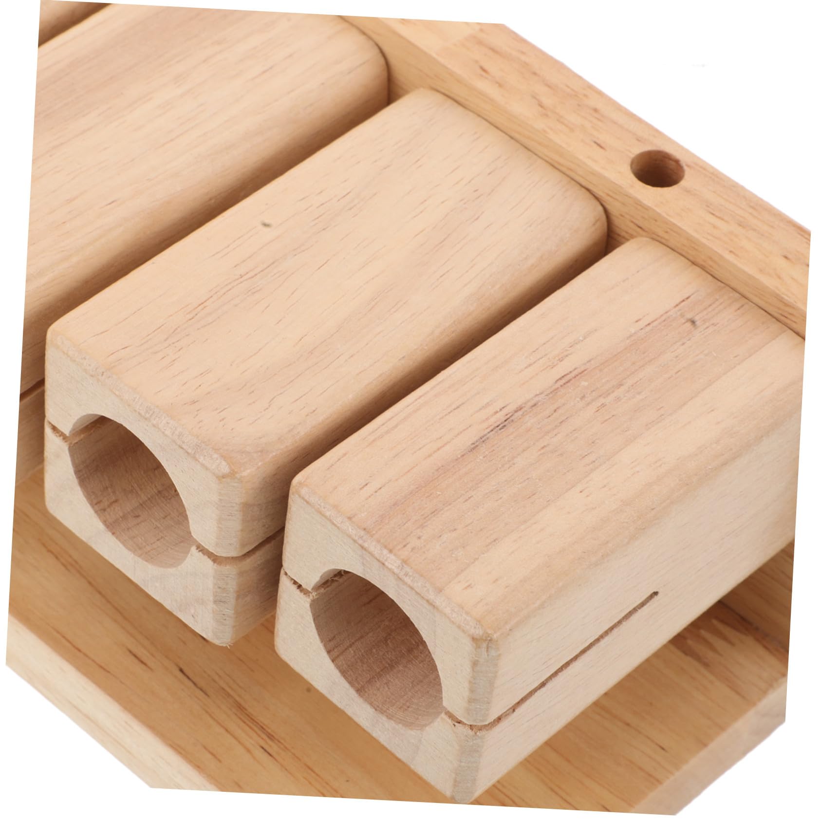 Blocchi Percussione in Legno Pentatonici Toni con Martelletto Strumento Musicale Educativo Sicuro e Leggero per Yoga Scuola e Apprendimento Collaborativo