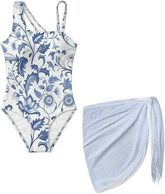 Girls Terry Cloth Swim Cover Up 7-18 Kids Swim Suits for Girls