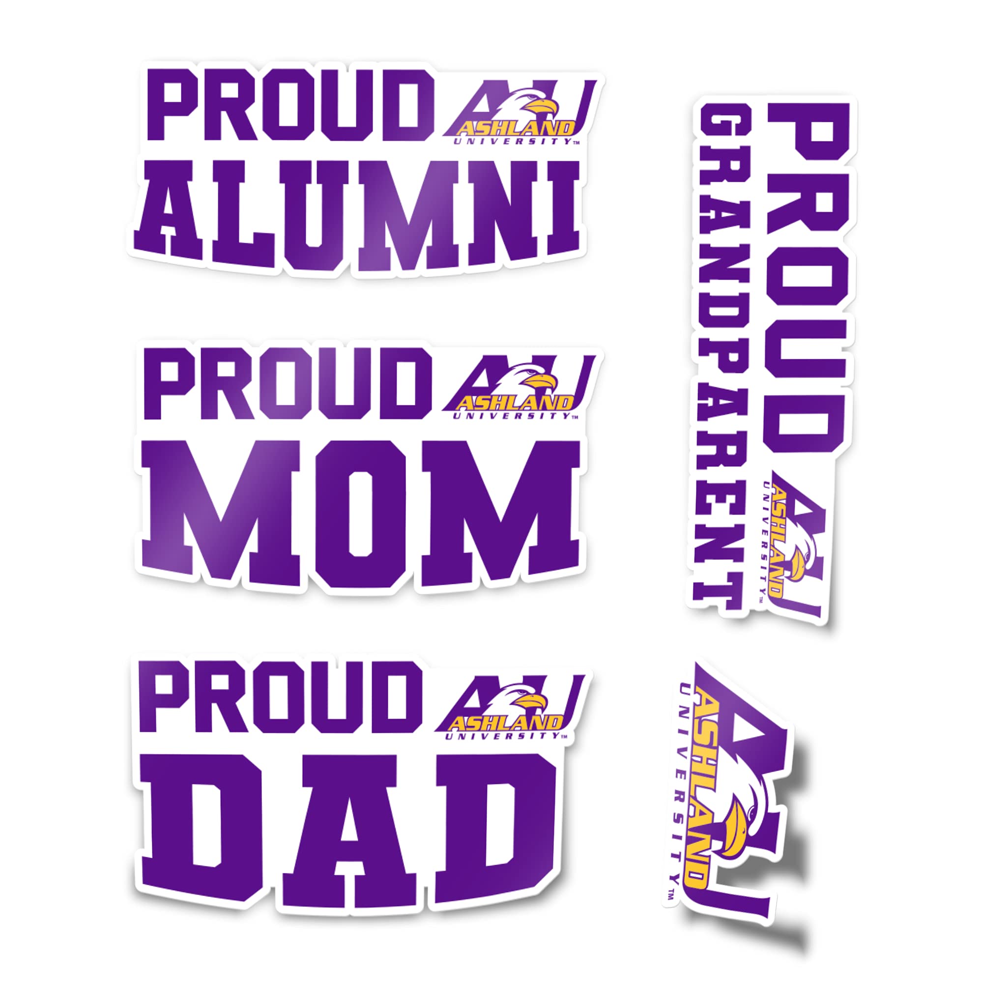 Amazon.com: Ashland University Eagles Sticker Vinyl Decal Laptop Water  Bottle Car Scrapbook (Family Full Sheet) : Sports & Outdoors