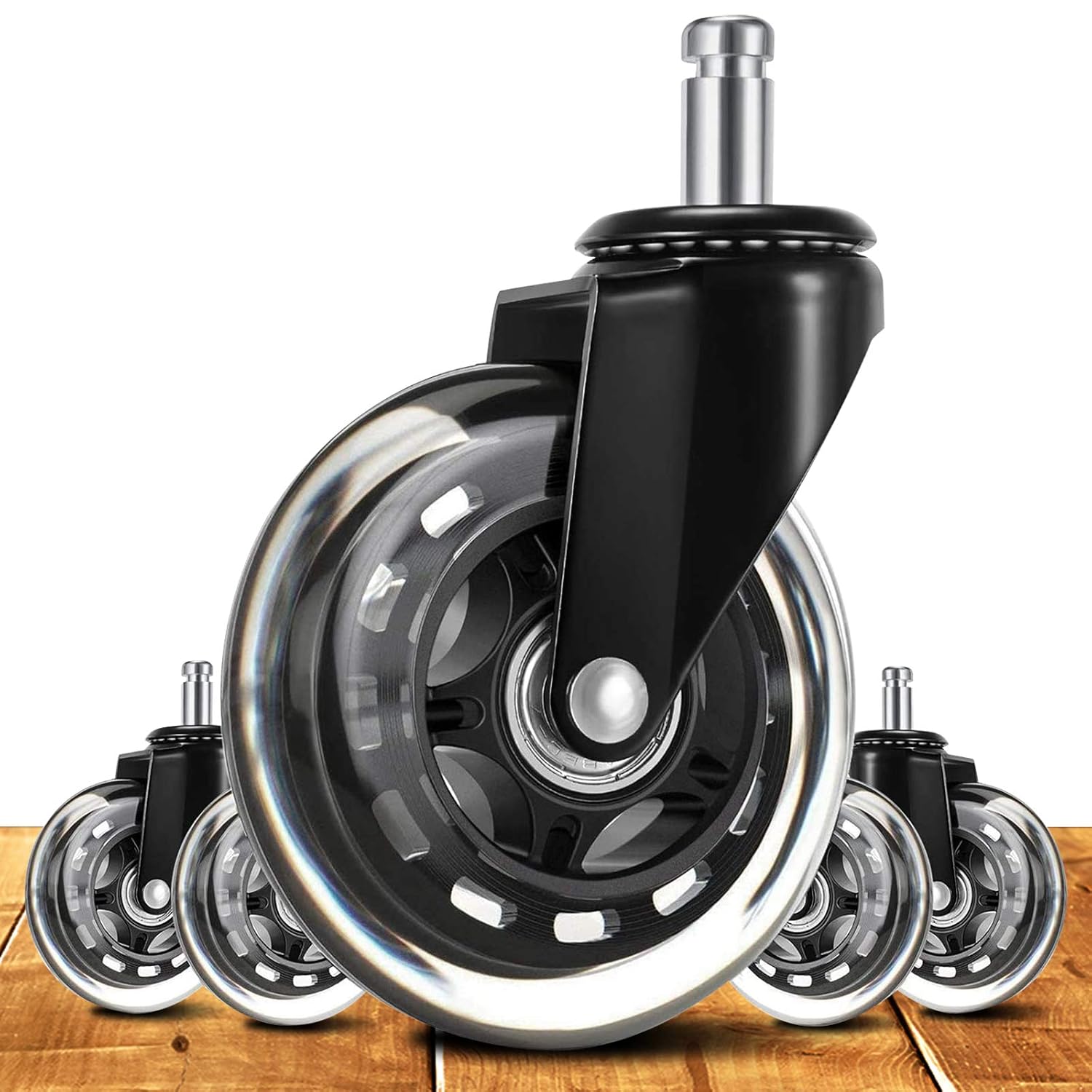 Carpet, and Floors Hardwood for casters Chair Rubber Replacement Wheels