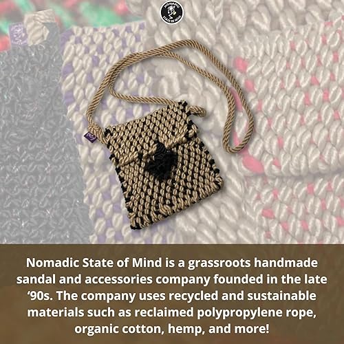 Miniatura 7 de Nomadic State of Mind Micro Trip - Bolso de cuerda tejida para mujer  Bolso de mano para todos los días  Artistic único