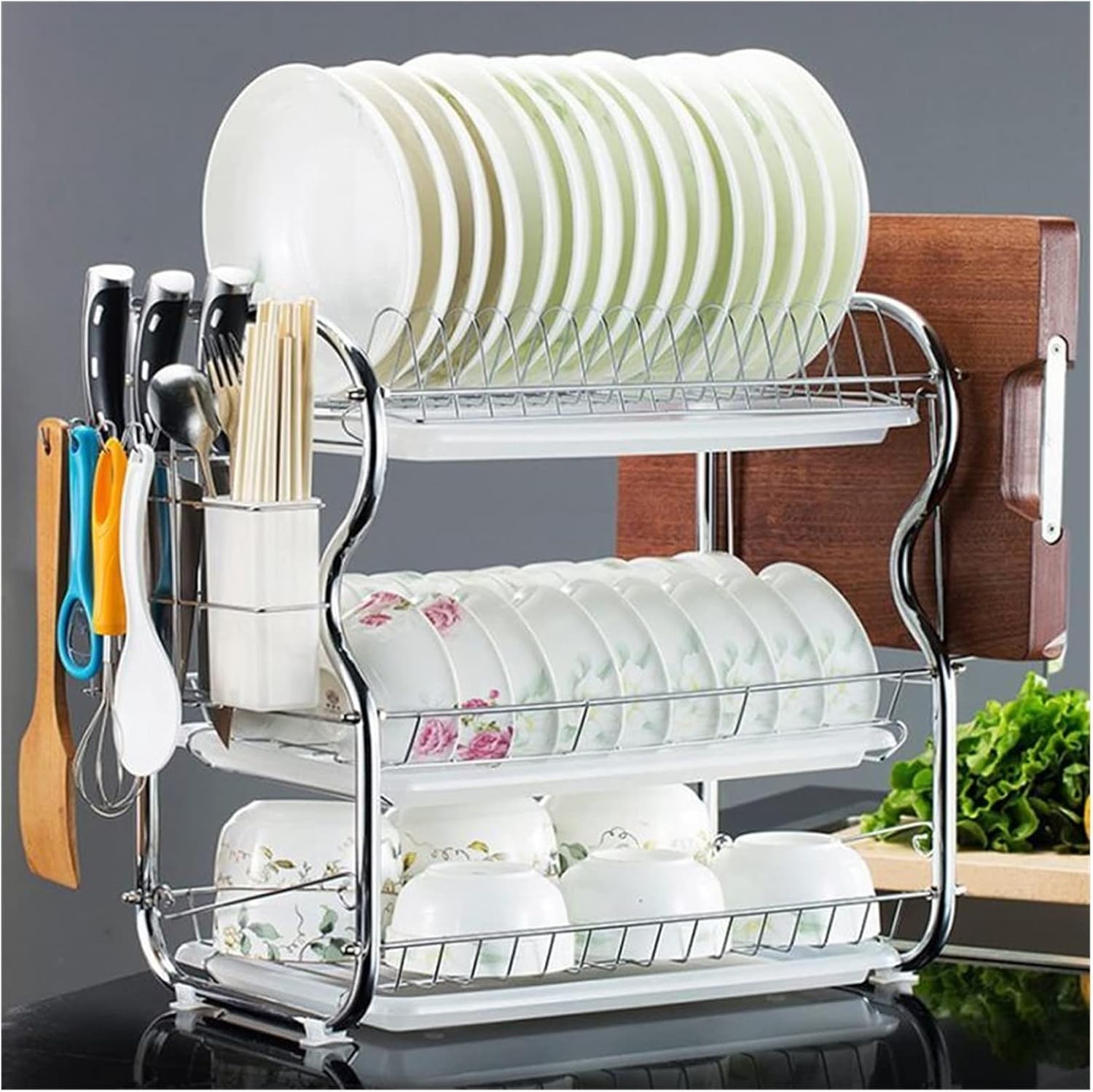 Dish Rack Dish Rack Kitchen Storage Rack Household Dish Storage Rack Dish Drying Rack Drain Rack Bowl Rack