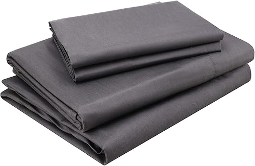 CRAFTSWORTH Sábanas de algodón de 300 hilos, calidad de hotel de 5 estrellas, juego de sábanas tamaño King de 4 piezas, sábanas con bolsillos