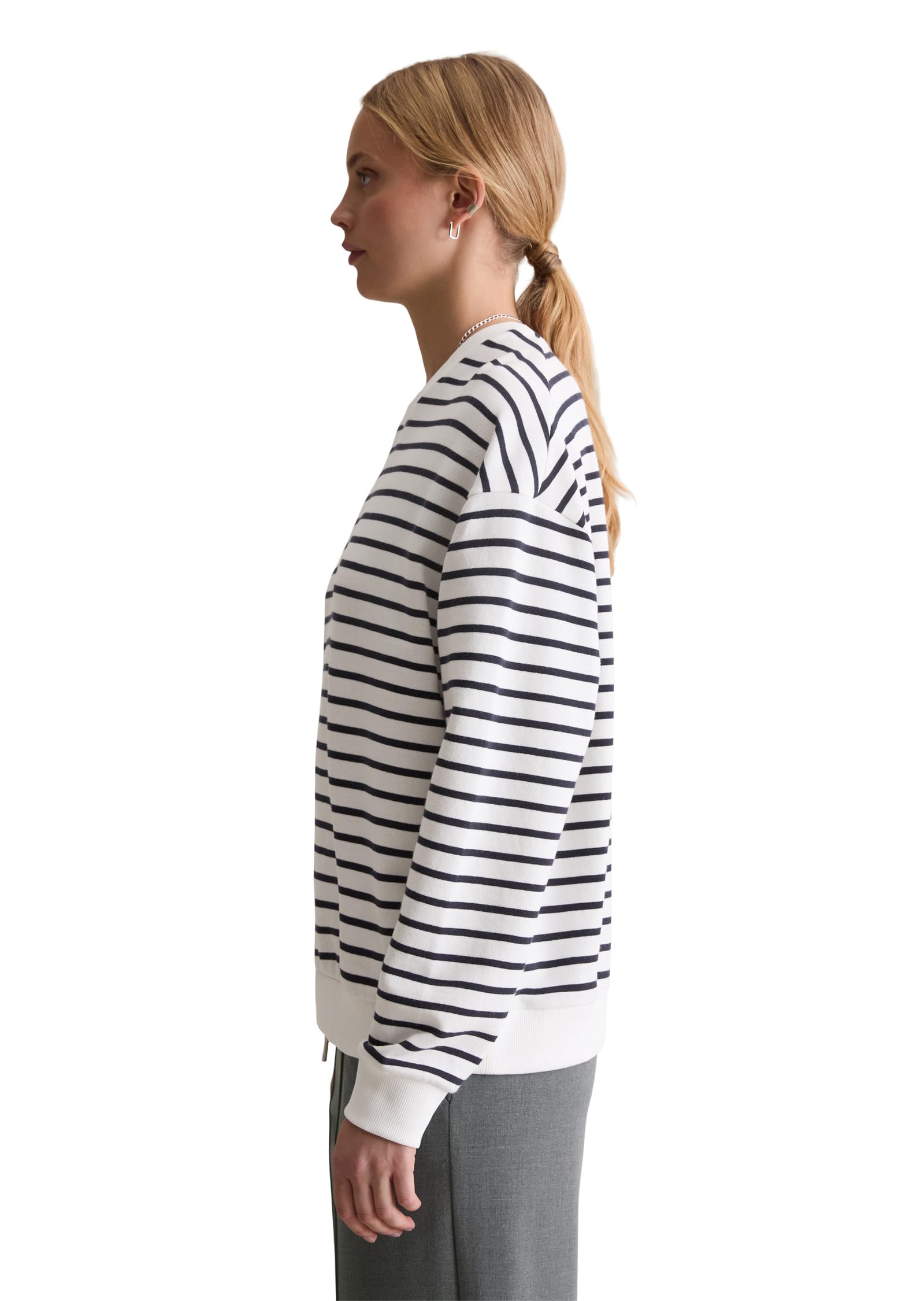 Marc OߴPolo Denim Camiseta Mujer a Rayas Oversize Fit