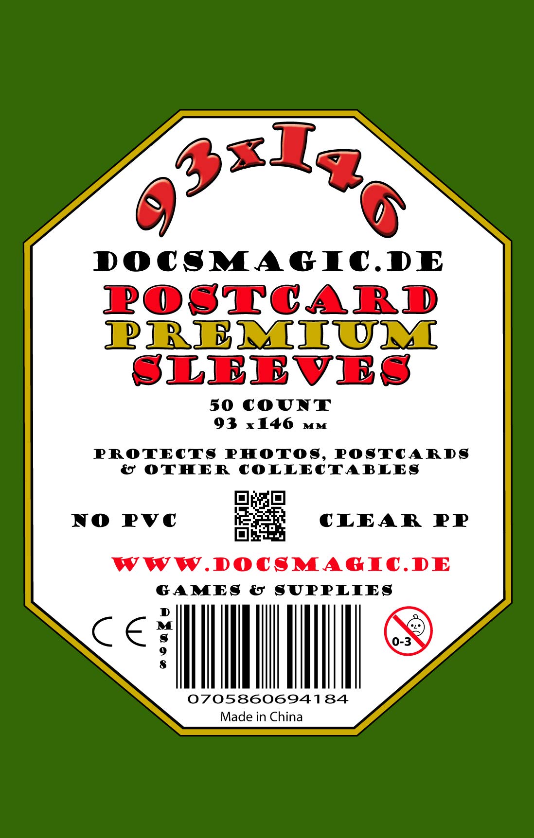 docsmagic.de 50 Premium Postcard Sleeves 93 x 146 - Foto, 1 Pack Premium, Postcard - 93 x 146 mm - Image 2