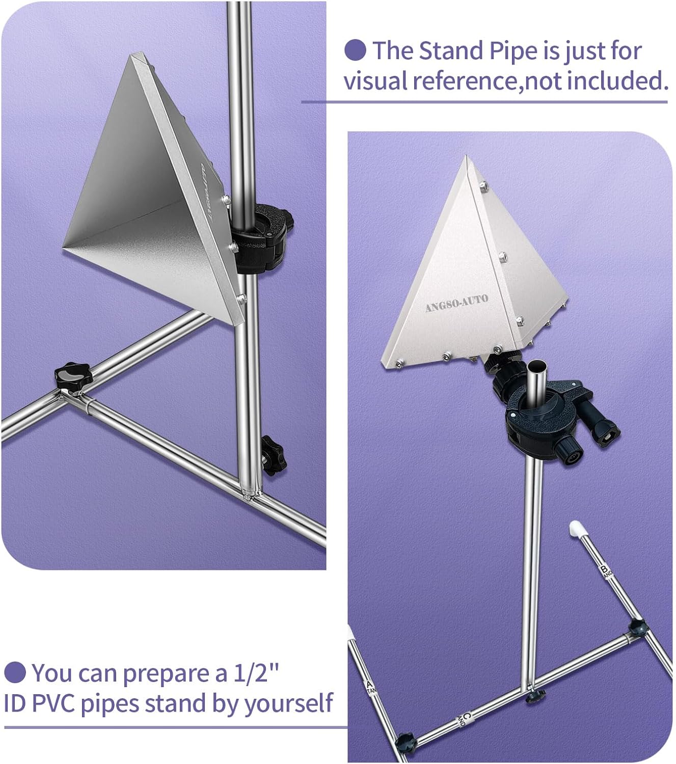 ADAS Calibration Tool ADAS Calibration Target ADAS Calibration Reflector Radar Aiming Corner Reflector Target Compatible with Honda Toyota Mazda Kia Ford GM