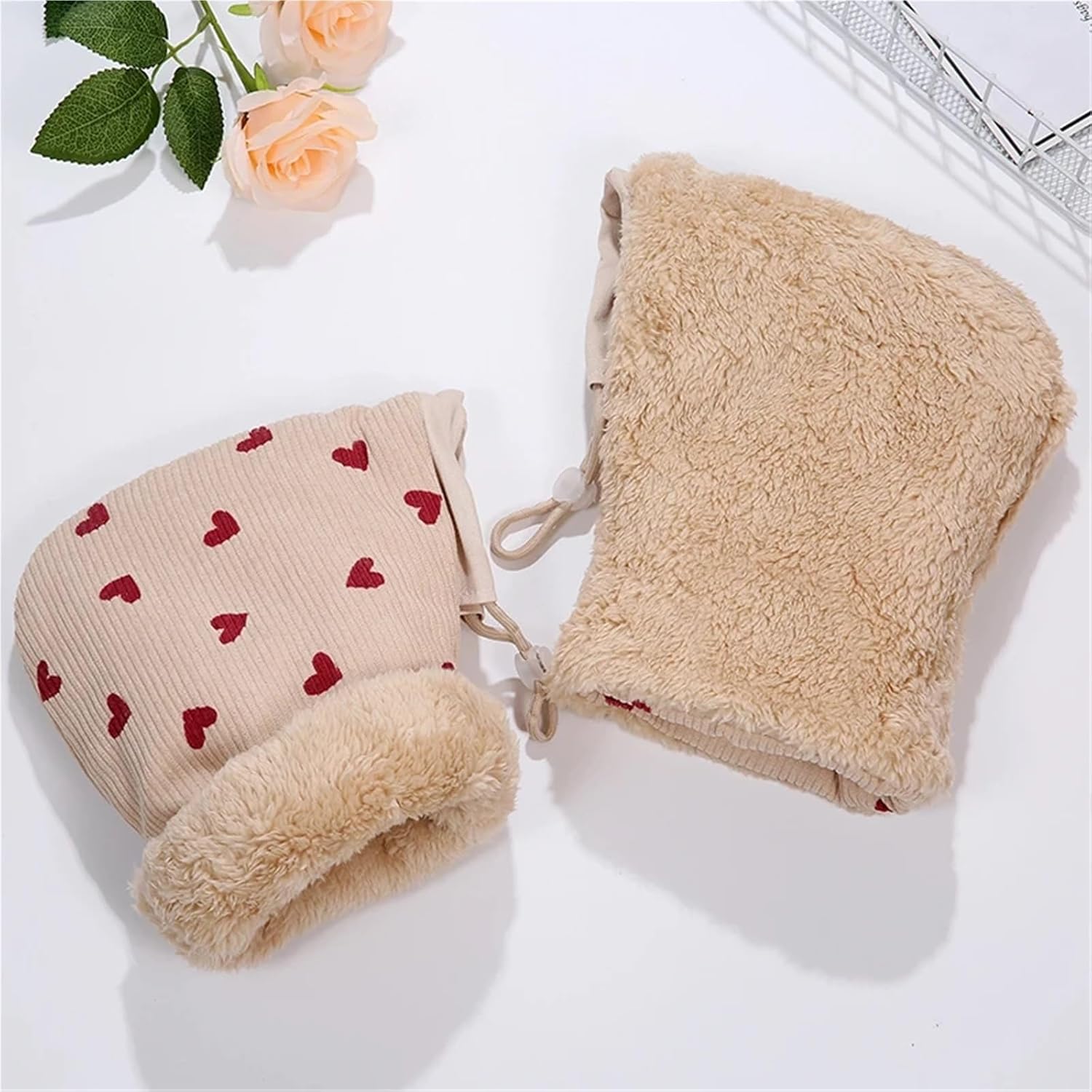 Stroller Gloves 2 PCS Windproof Infant Stroller Gloves Outdoor Sports Mittens Cartoon Printed Hands Warmer Scooter for Parents and Caregivers(Style C)