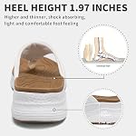 Women's Orthotic Platform Flip Flop with Arch Support Ladies Comfortable Recovery Walking Thong Sandals Slip On Indoor Outdoor for Summer Beach