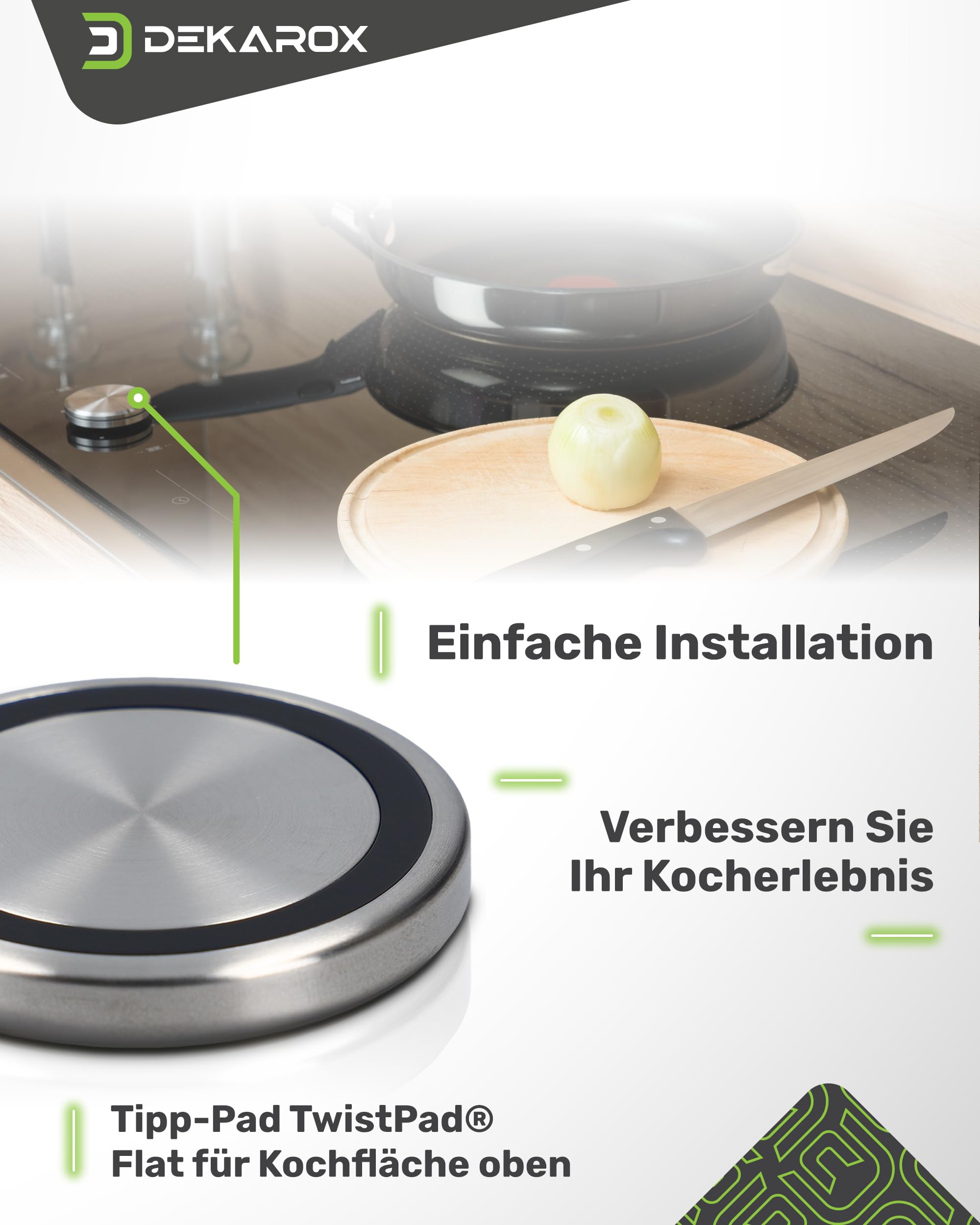 Knebel Drehknopf TwistPad 50mmØ magnetisch für Neff 10004928 für Kochfeld Induktionskochfeld Herd Backofen Y
