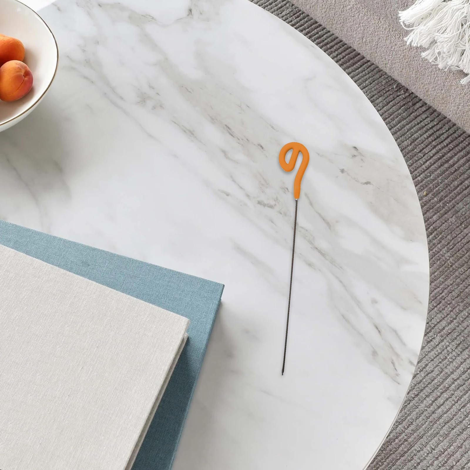 VALICLUD Mallet per Gong a Frizione con Manico, Suono Balena | Toni Profondi e Vibrazione Intensa, Struttura Leggera, Design Naturale Ispirato al Mare per Meditazione e Casa
