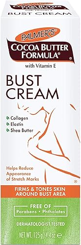 Palmers Crema de busto de manteca de cacao, 4.4 onzas cada uno (paquete económico de 3)
