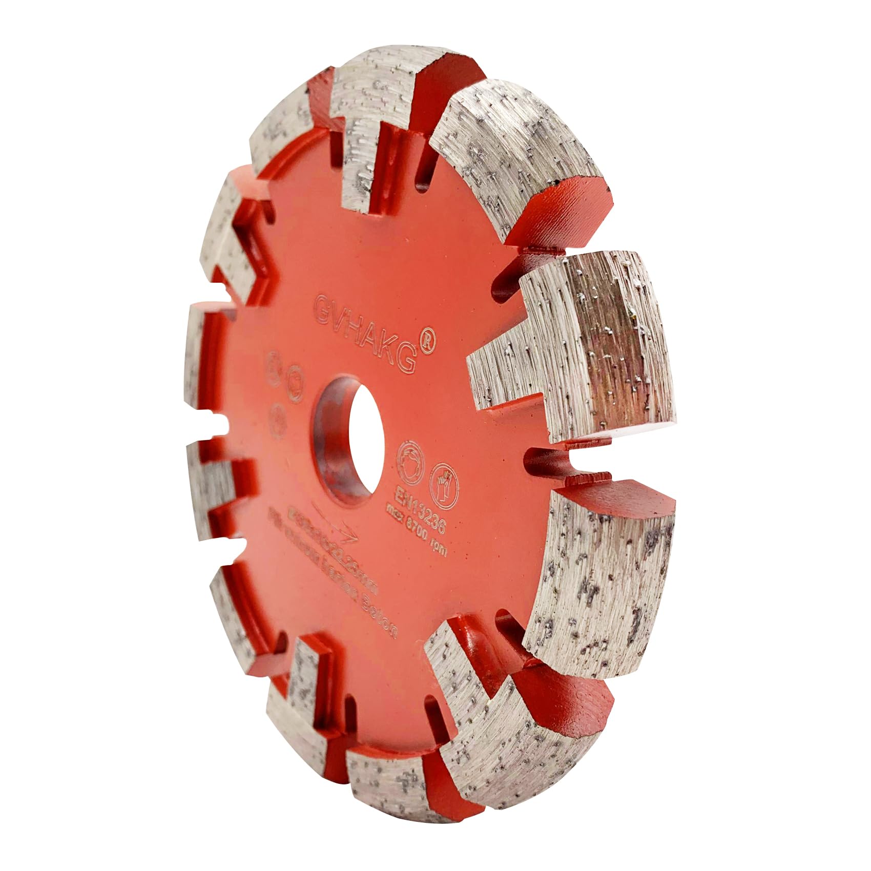 GVHAKG Diamant Frässcheibe/Räumscheibe, Räumscheibe mit T-Schutzsegment Für Fußbodenheizung