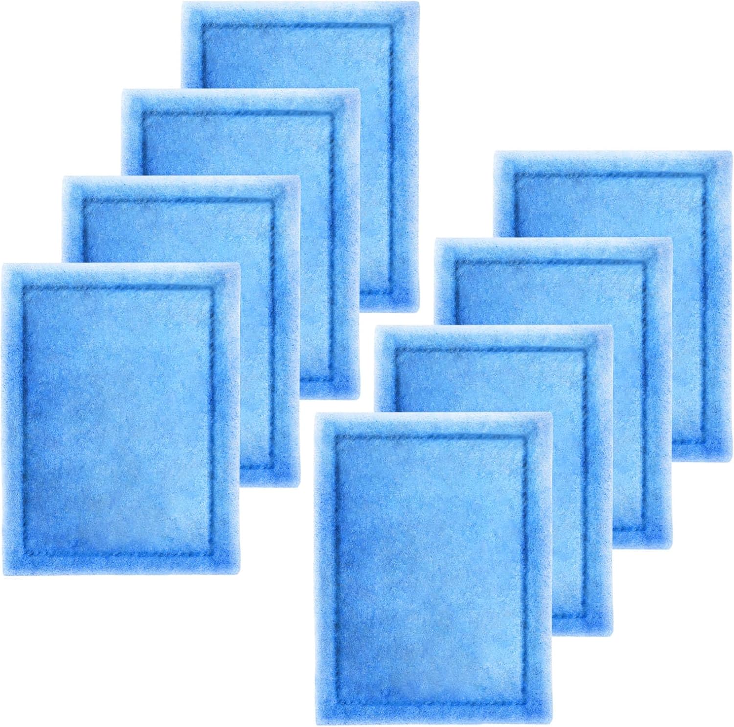 8 Pack Aquarium Filter Cartridges Compatible with Aqua-Tech 20-40 & 30-60 Gallon Power Filters – Fish Tank Filter Replacement for EZ-Change #3 Cartridges