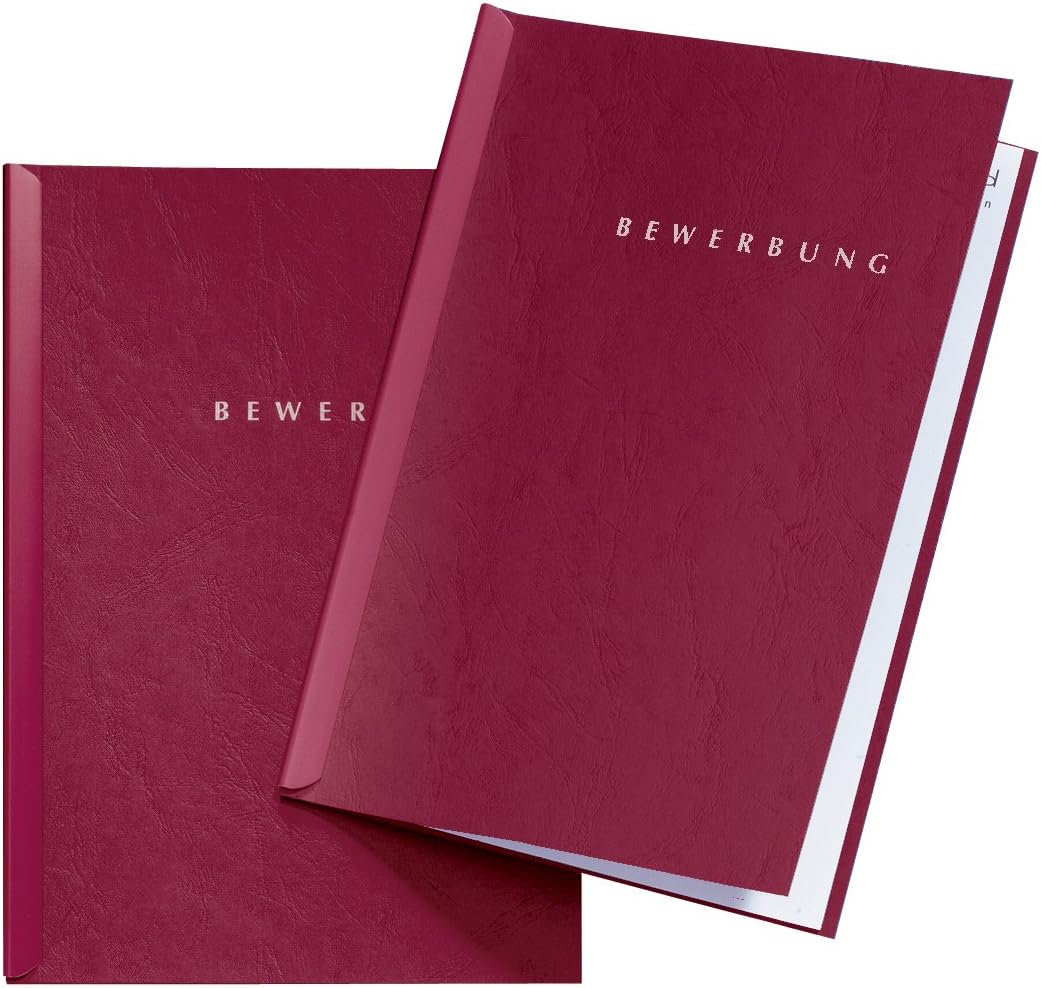 Pagna Bewerbungsset Select Basic - 3 Bewerbungsmappen Blau, Edler Karton