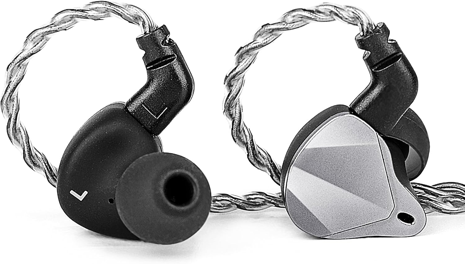 keephifi TRI Draco In-Ear Monitor Headphones, Wired Aluminum Alloy CNC EMI Earbuds 4 Core OFC keephifi TRI Draco In-Ear Monitor Headphones, Wired Aluminum Alloy CNC EMI Earbuds 4 Core OFC