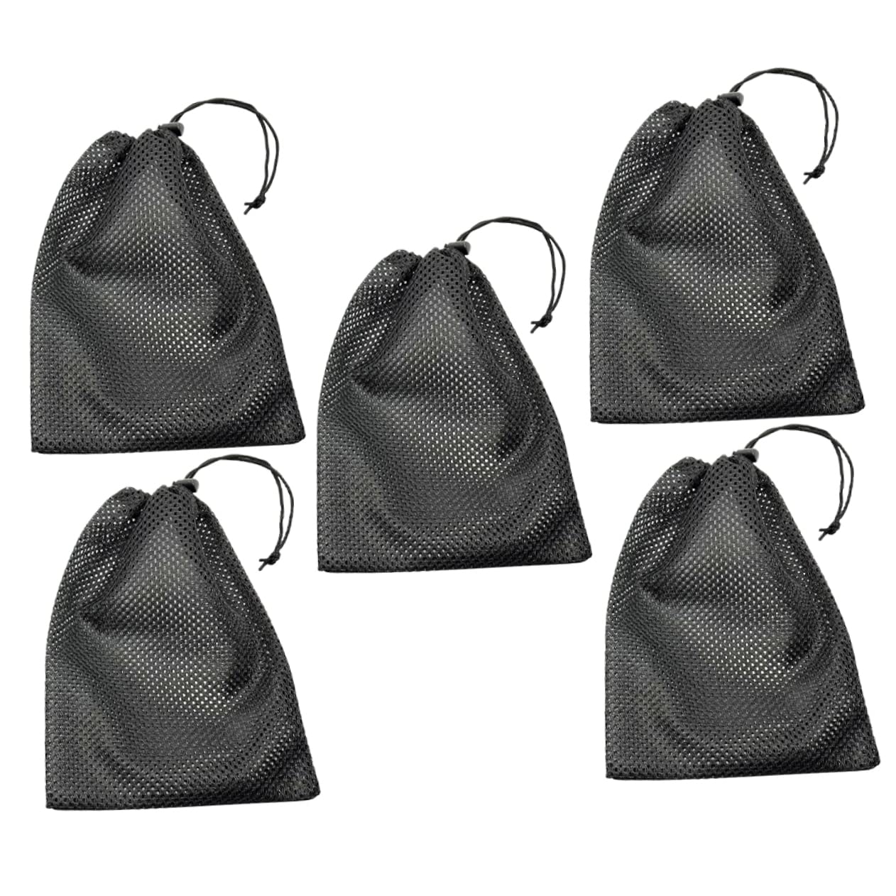 ifundom Borsa A Rete Portaoggetti Corse Netto Stringa Custodia Per Palline Da Golf Di Grandi Dimensioni Borse Per Palline in Rete Maglia Sport Sacchi Nero Poliestere