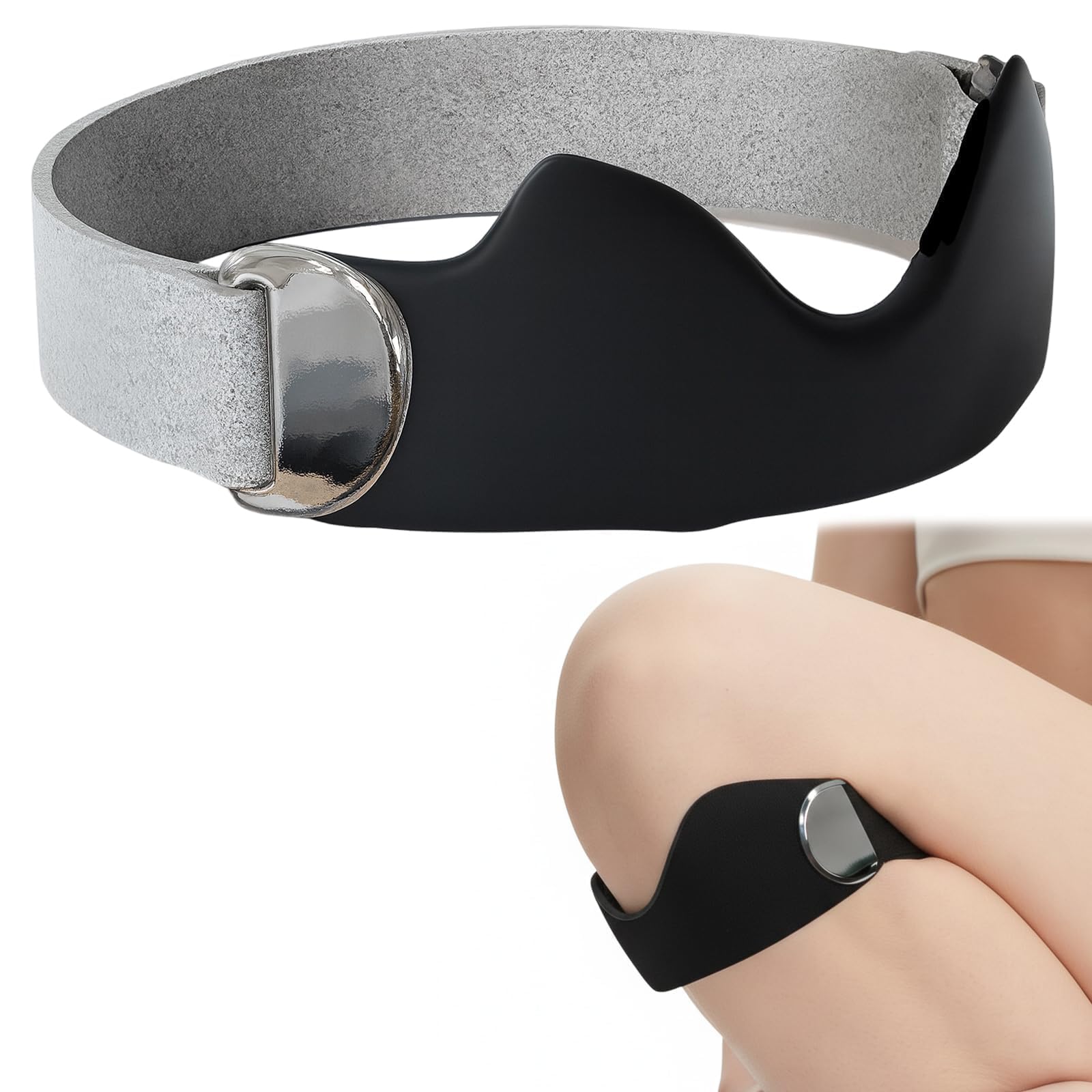 Knee Support for Men Gym and Women, Patellar Support with 3D Air Cushion, Knee Strap for Gym Workouts, Knee Band for Women and Men, Knee Brace for Gym Workouts and Daily Activities-image-44