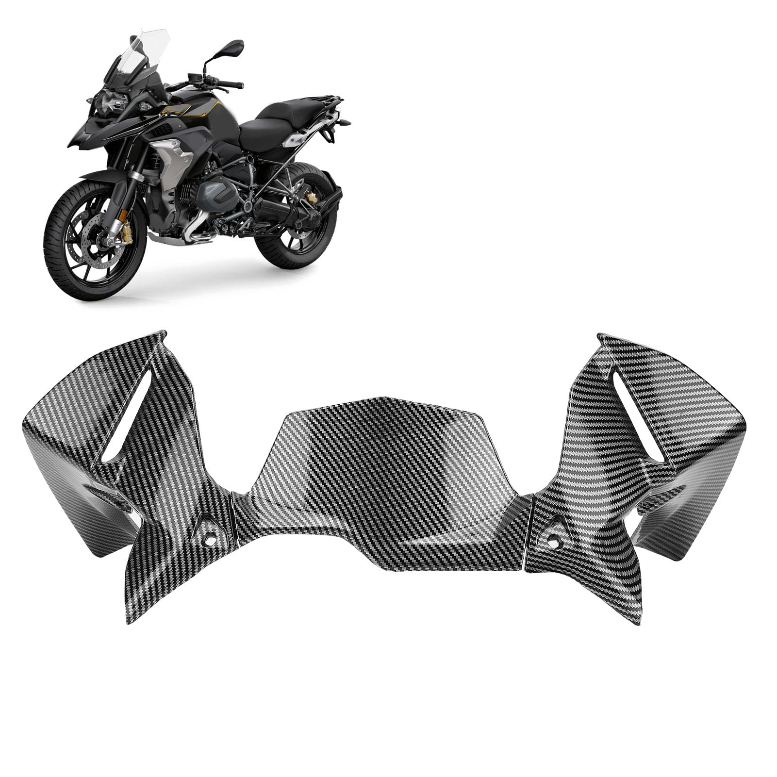 Protezione per carenatura dell'abitacolo del motociclo, sostituzione del pannello di copertura del deflettore del per R1250GS LC e R1250GS ADV 2018-2023 (Stile in fibra di carbonio)