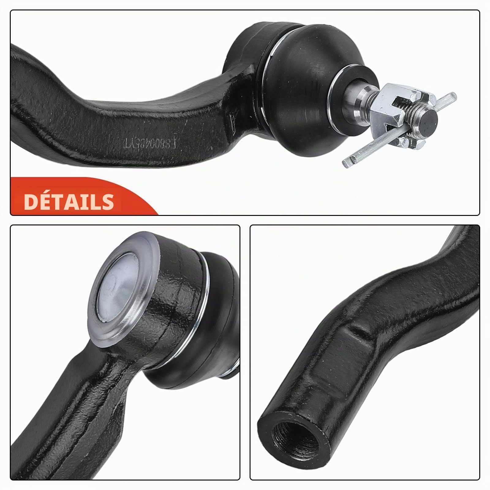 Frankberg 2x Rotule Direction Essieu Avant Compatible avec Au.r.i.s E18 E15 ADE15 NDE15 NRE15 ZZE15 1.3L-2.0L 2006-2018 C.o.r.o.l.l.a Berline E18 ZRE1 1.4L-1.6L 2013-2018 Remplacer# 4504719215
