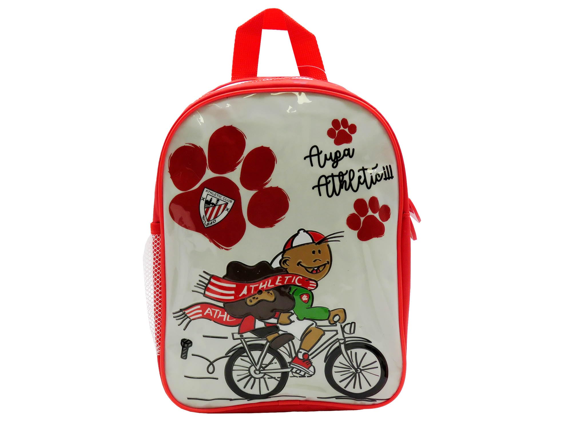 CYPBRANDS Athletic Club- Mochila, 30 cm, Material Escolar, Fútbol, Producto Oficial
