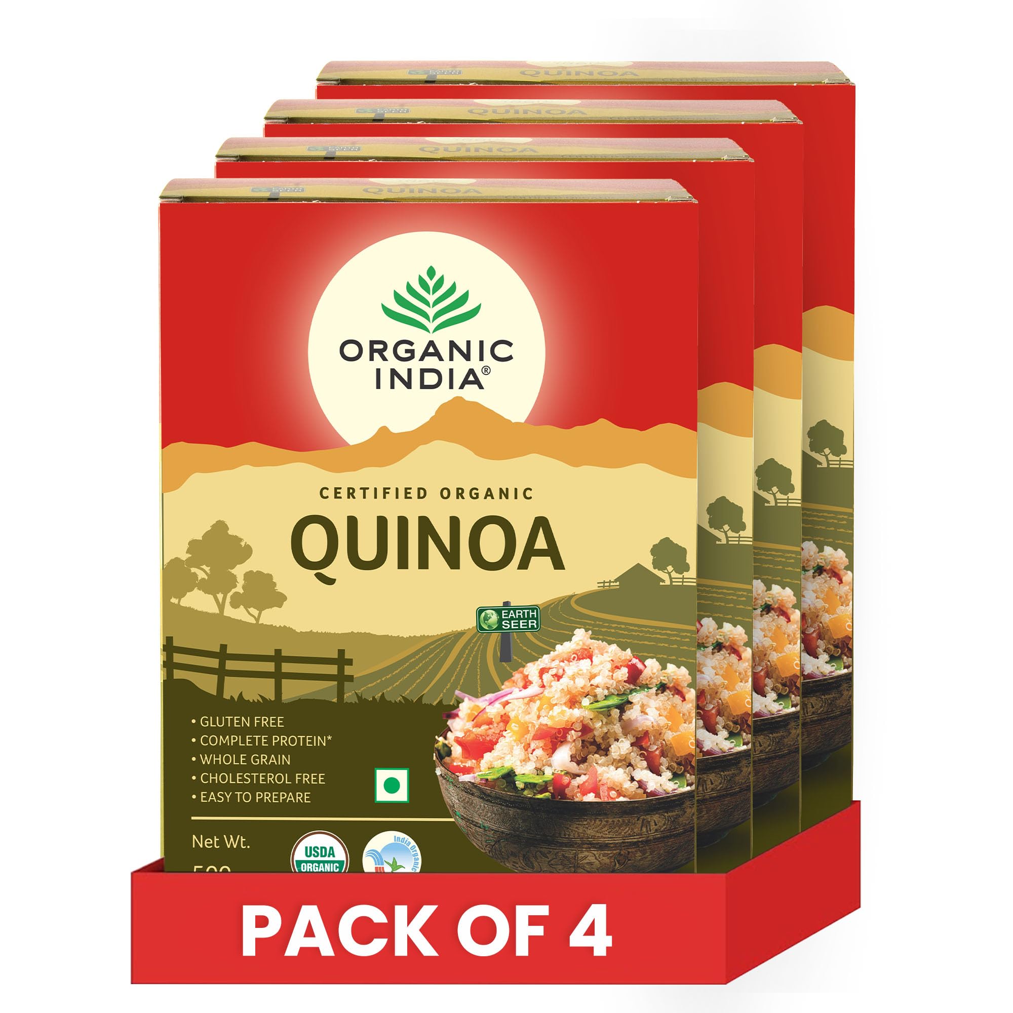 See full amazon price history chart for Organic India Quinoa Nutritious Food - 500 grams (Pack of 4) Organic India Quinoa Nutritious Food - 500 grams (Pack of 4) (B07HT1T6T7) Amazon Price History, Amazon Price Tracker