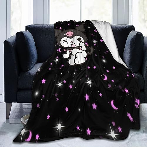 Miniatura 9 de Manta Kawaii súper suave y bonita manta de felpa para todas las estaciones, manta de franela polar para niños y adultos, sofá de cama y decoración