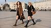 Botas Altas para Mujer - Tacón Grueso Punta Redonda con Cierre Lateral, Botas Largas Gogo de Moda para Otoño Invierno 8
