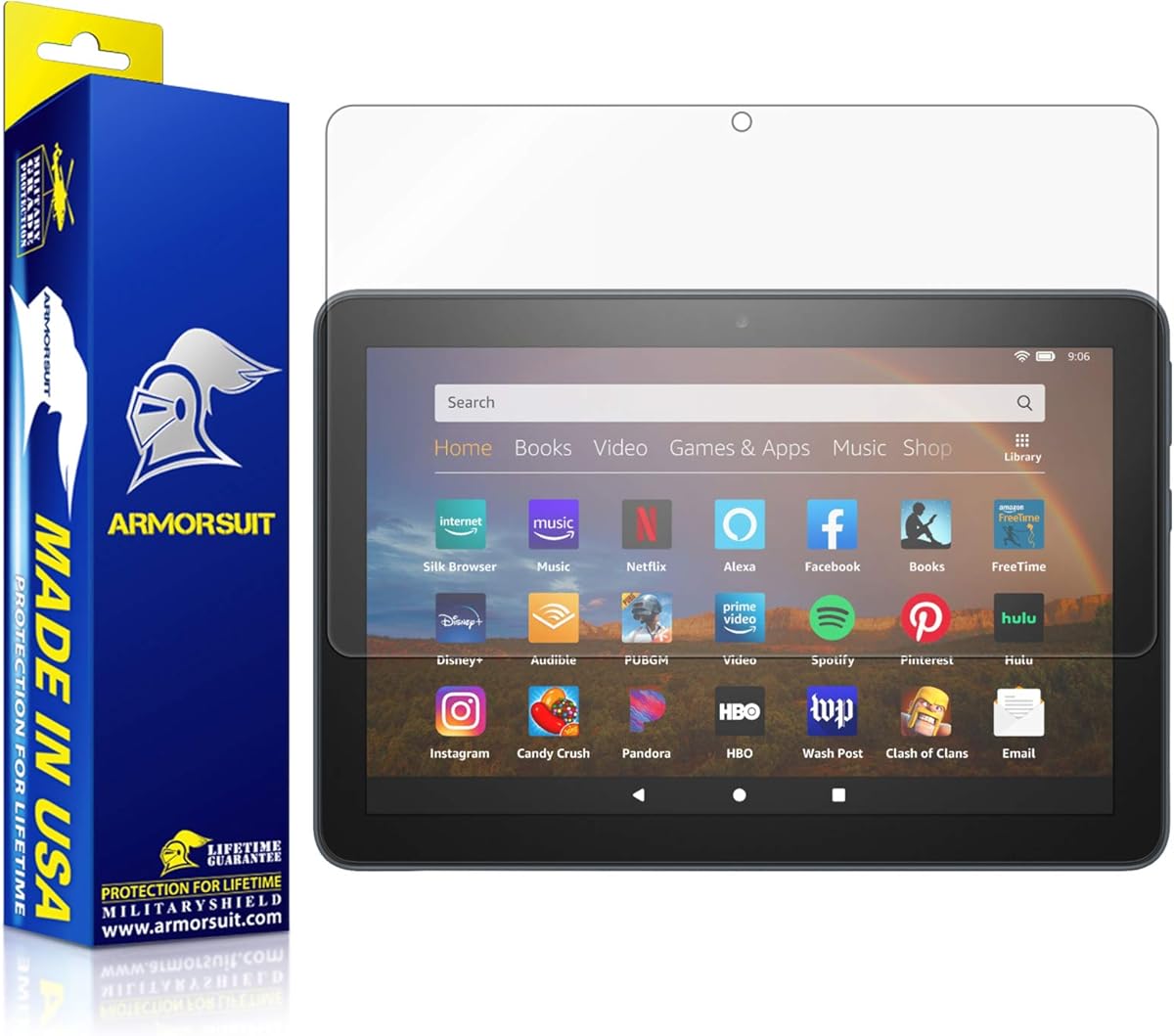 ArmorSuit 2 Pack Anti Glare Screen Protector for Amazon Fire HD 8 / HD 8 Plus/Fire HD 8 Kids/Fire HD 8 Kids Pro (2020 Release) MilitaryShield Matte Film - Made in USA