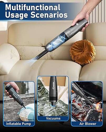 Miniatura 4 de Aspirador de mano inalámbrico portátil para el hogar, mascota, oficina - inalámbrico para el coche - HL109