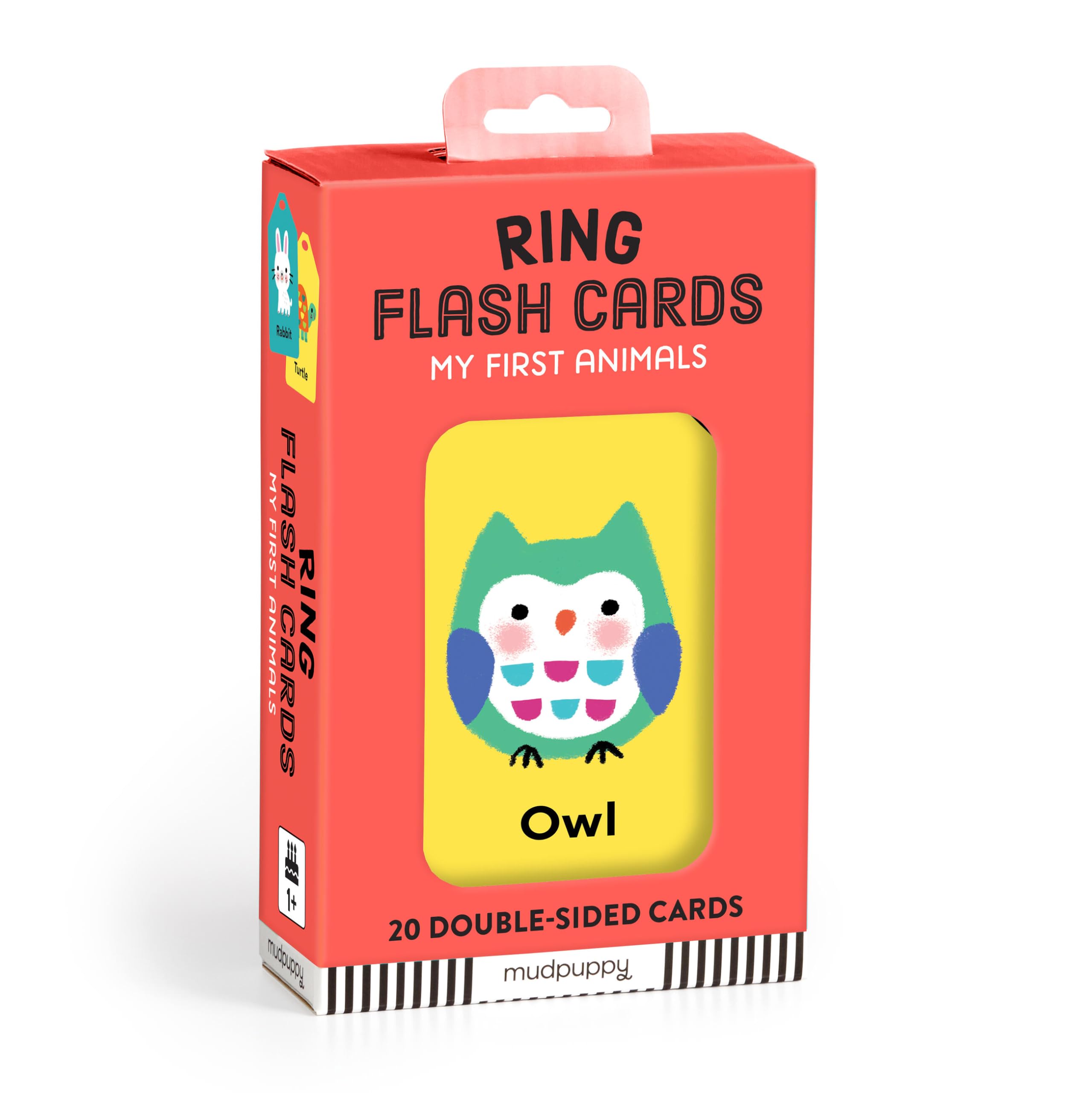 My First Animals Ring Flash Cards by  Mudpuppy, Grace Habib - 9780735389359