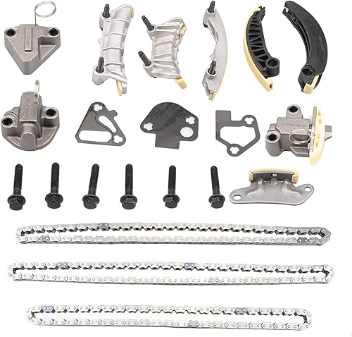 Kit de cadena de distribución 12002 para motor GM 'HFV6' 24V-V6 y Ecotec-L4 2.0 2.8 3.0 3.6L, Equinox 2008-15 2012-15 Impala 2008-12 Malibu,