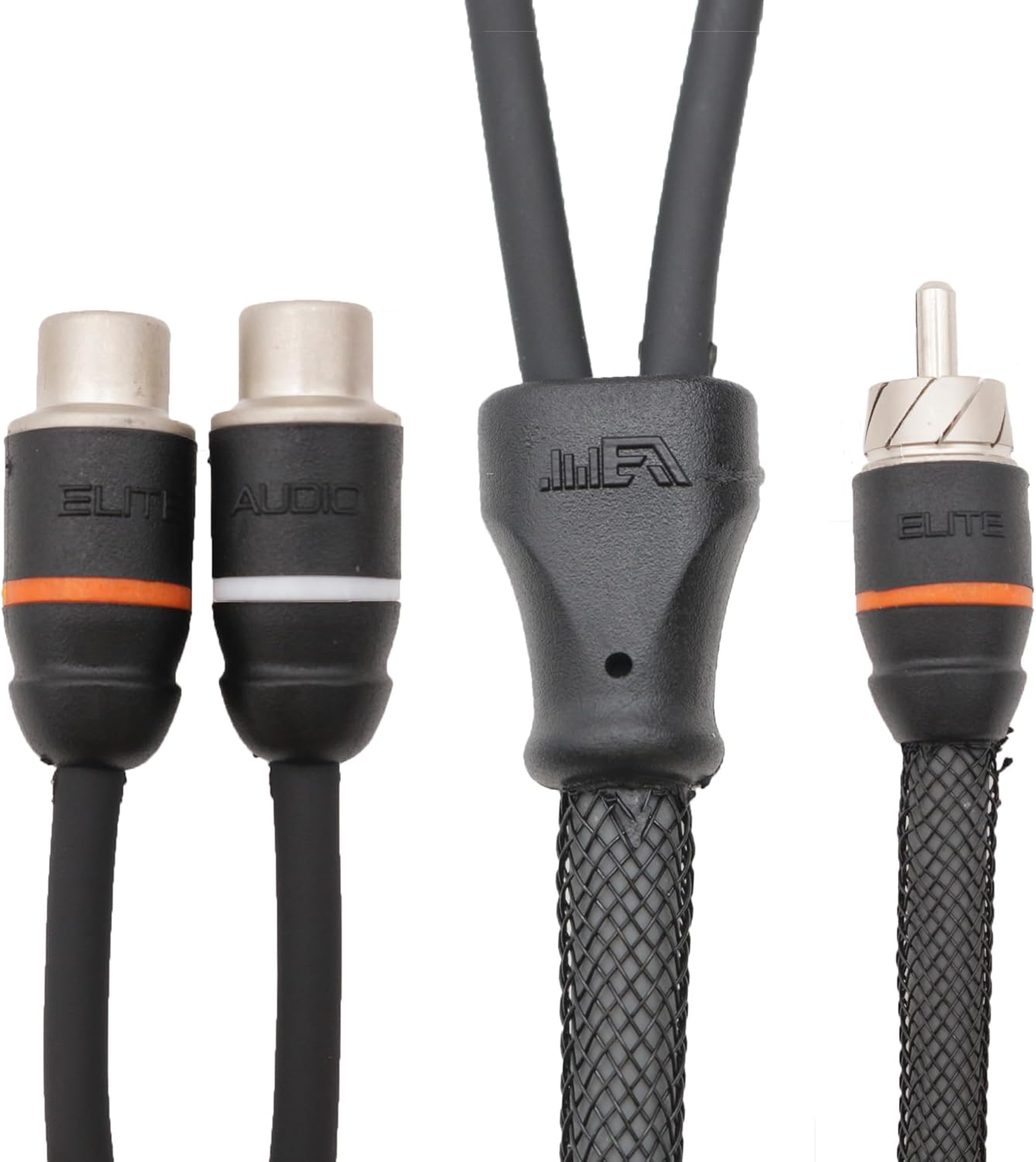 Amazon Elite Audio EAPRMY2F プレミアムシリーズ 100OFC銅RCA相互接続 ステレオYケーブル (1オス