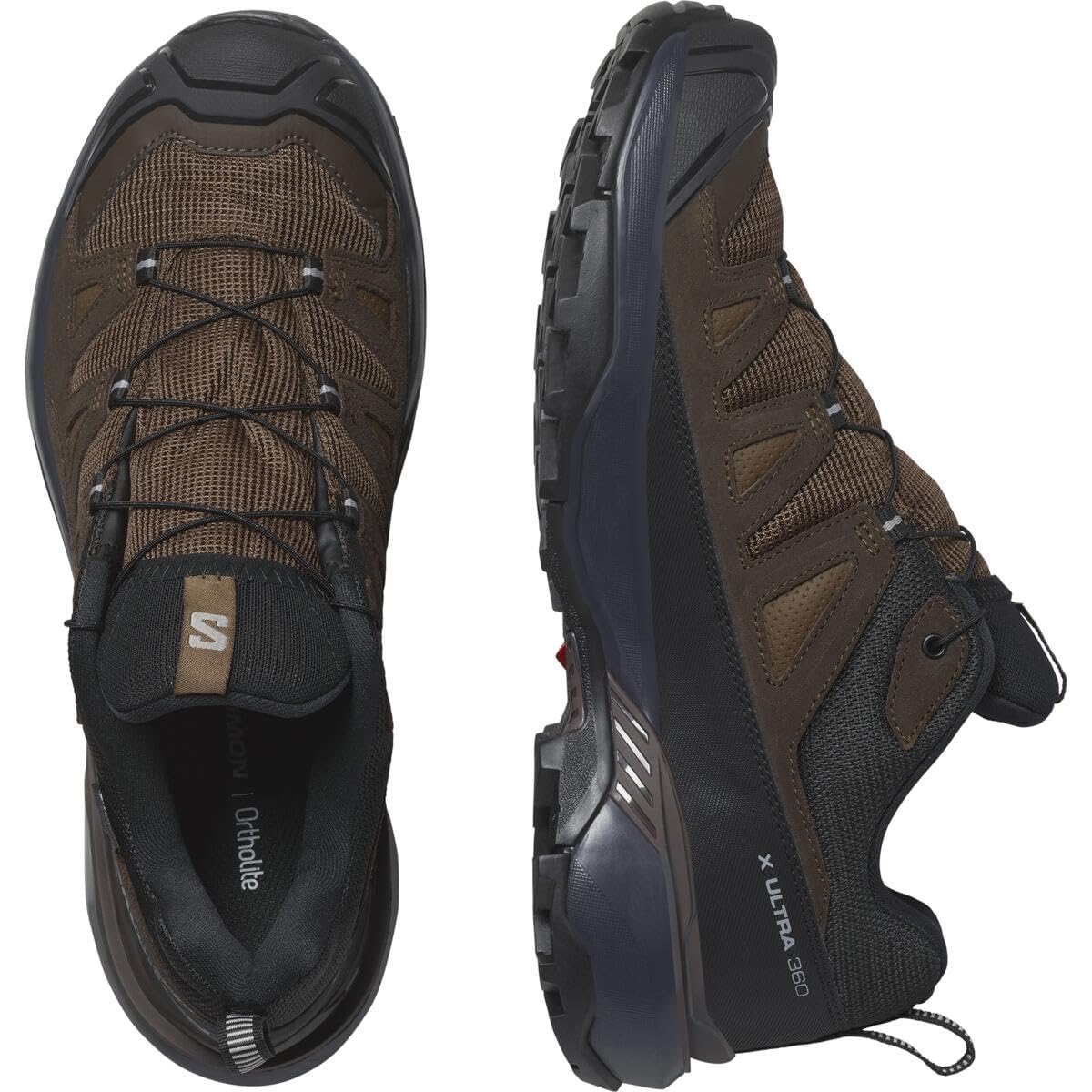 Salomon Scarpe da Trekking X Ultra 360 Leather Gore-Tex Codice 475712 Marrone Uomo