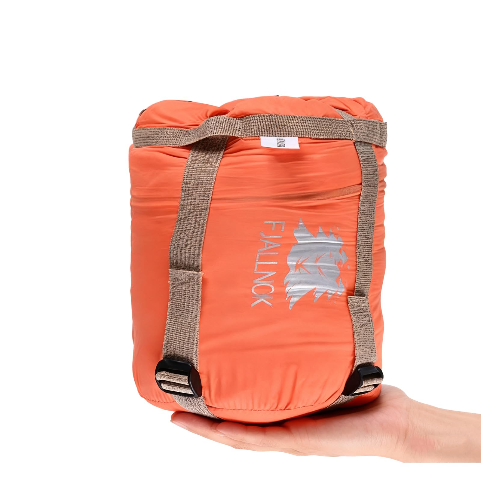 FJALLNOK Ultralight Warm Weather Sleeping Bag, Portable,Waterproof, Compact Lightweight, Comfort with Compression Sack