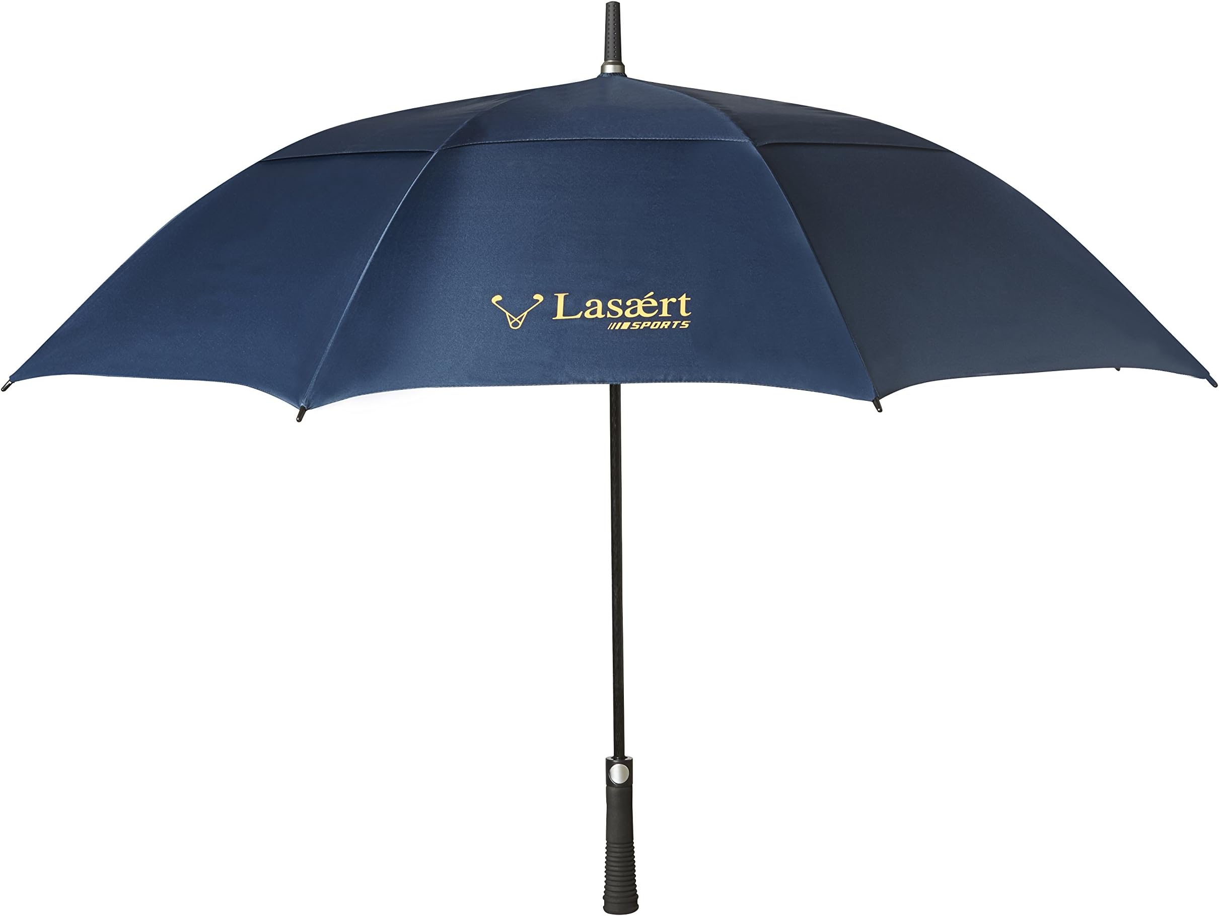 62 Inch "The Adventurer" Golf Umbrella- LIFETIME WARRANTY Handmade UV Protection Vented Windproof Waterproof Auto Open Large Canopy, Navy Blue