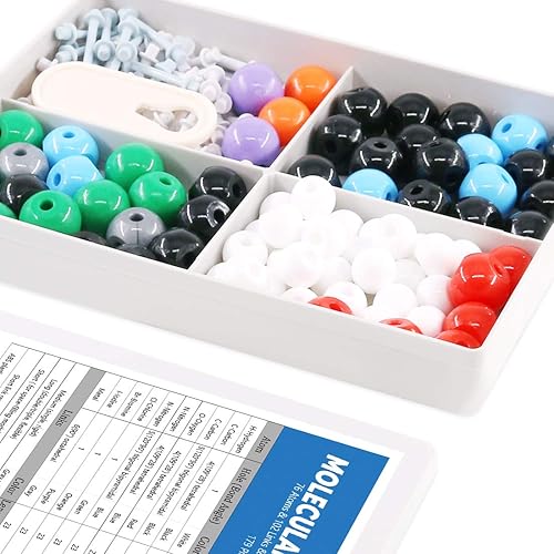 Miniatura 4 de Swpeet 179 piezas de química orgánica modelo molecular para estudiantes y profesores modelo molecular de química conjunto de estudiantes y