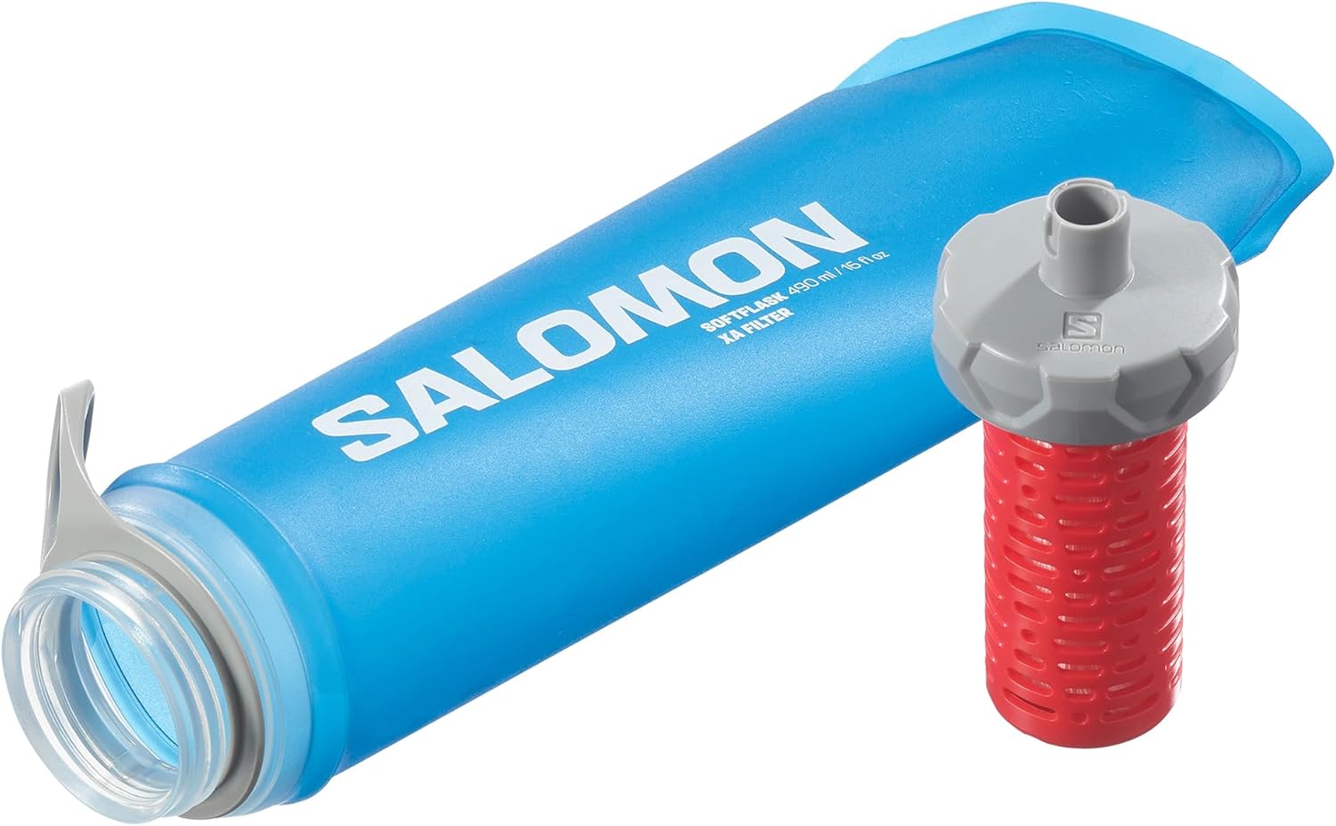 Salomon SOFT FLASK XA FILTER Running Hydration Accessories 490ml, Clear Blue, NS - Image 6