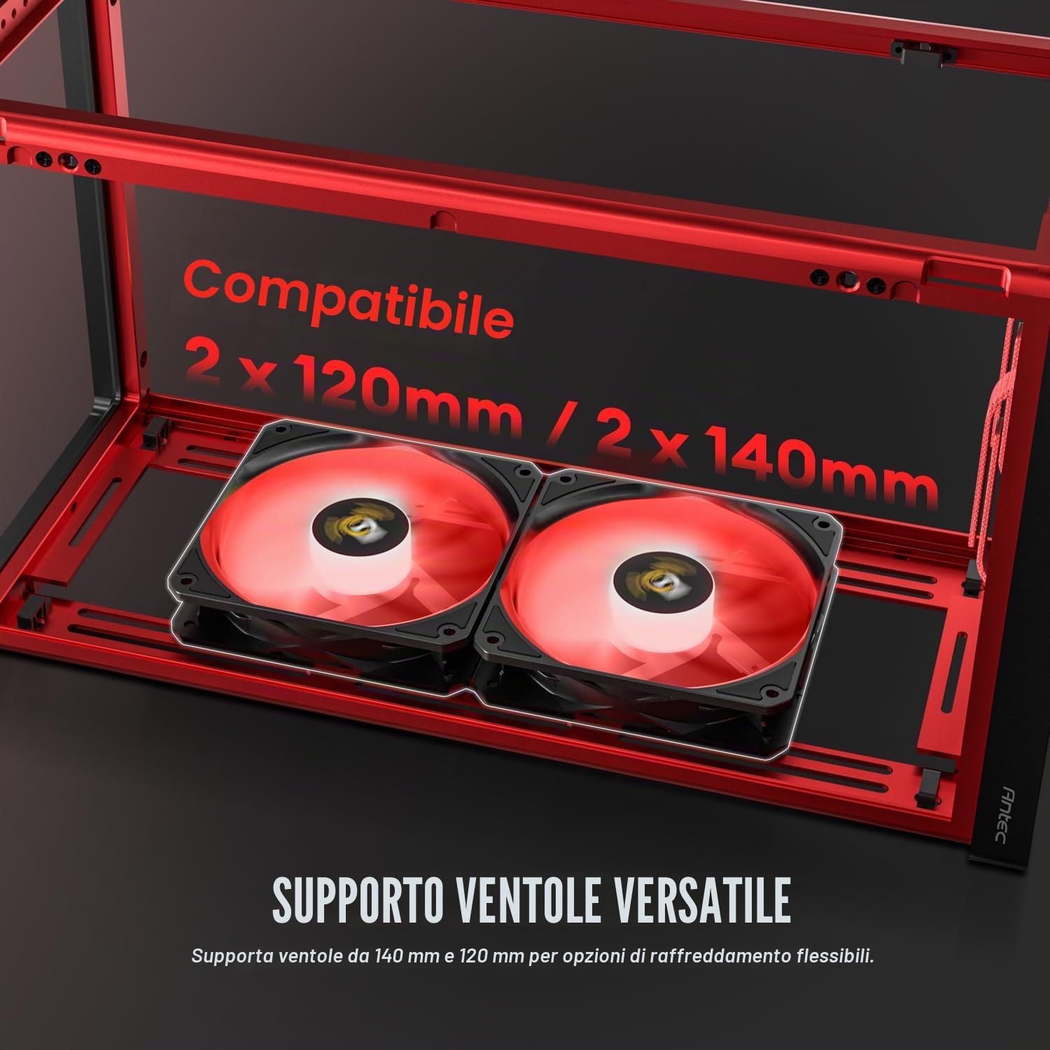 Antec Performance 1 M Nero Mini ITX PC Gaming Case