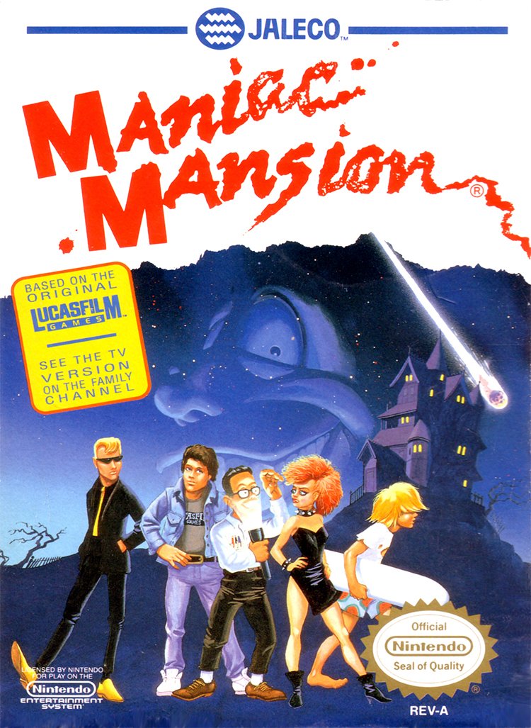 Maniac Mansion (Nintendo NES) gebr.