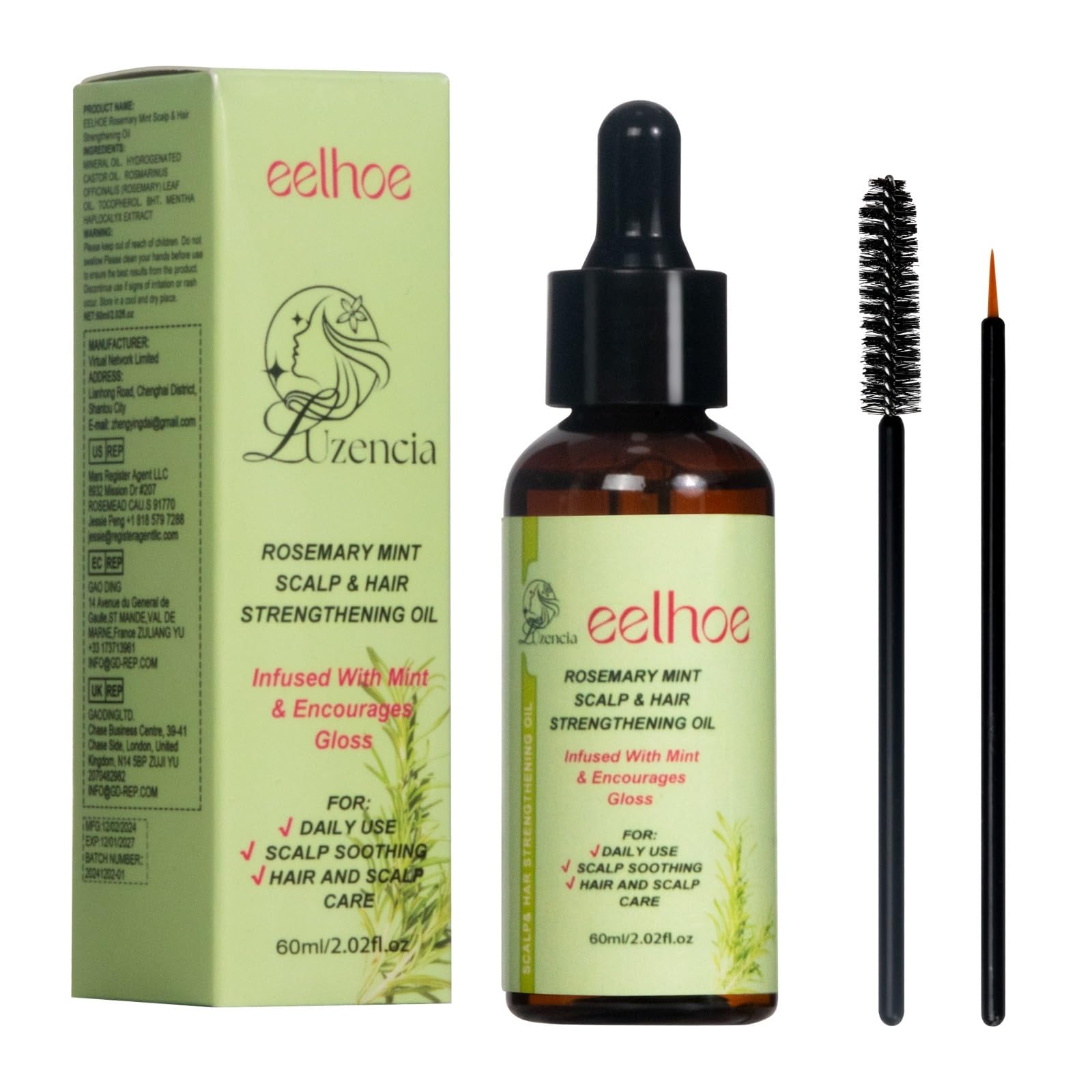 HAIR GROWTH OIL-NATURAL HAIR -REGROWTH TREATMENT FOR STRONGER, THICKER AND LONGER HAIR - NOURISHING SCALP TREATMENT FOR HAIR LOSS AND THINNING HAIR