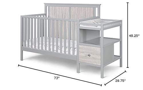 Miniatura 4 de Suite Bebe Connelly - Combo de cuna y cambiador 4 en 1 en grisgris Rockport