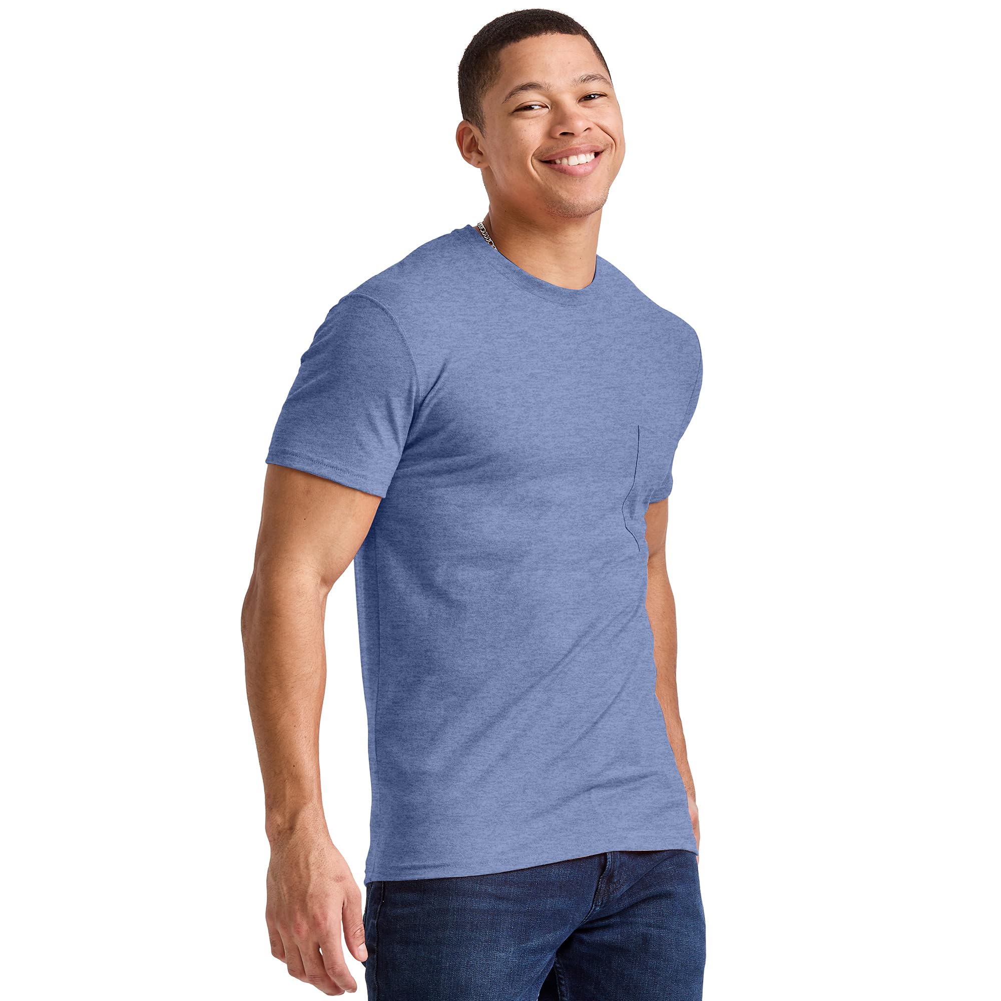 Men's Originals Men's Short Sleeve Pocket T-Shirt, Tri-Blend Jersey