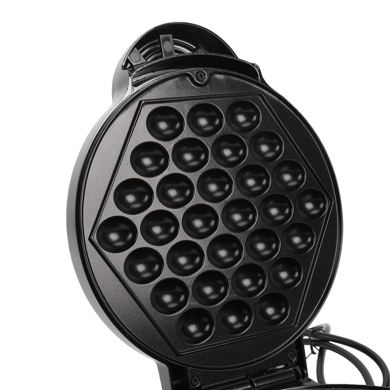 Bubble Waffle Maker Design Multifunzione Facile da Pulire per Coni Gelato Domestici 30 Fori Senza BPA (Spina europea)