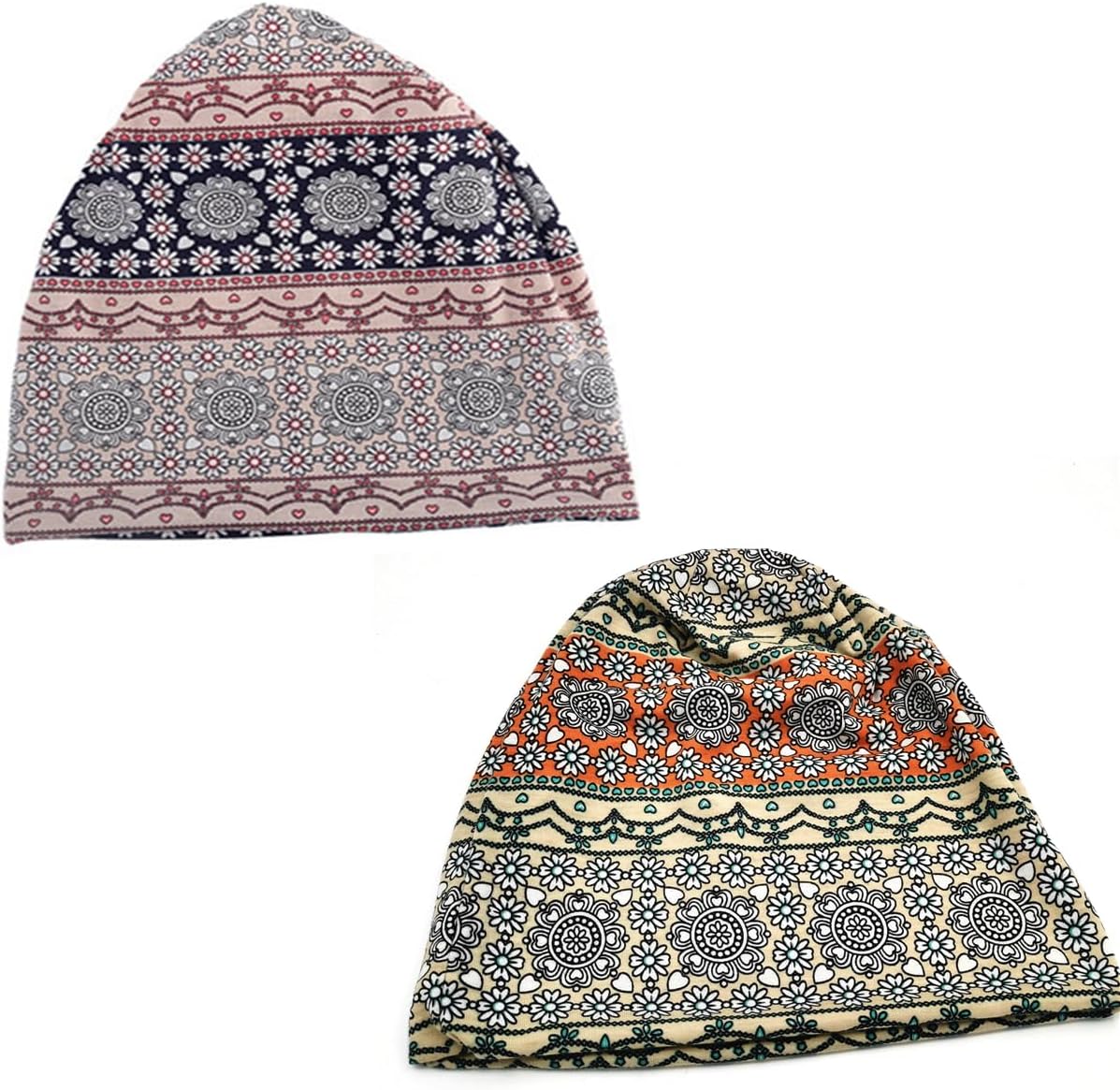 XYIYI Womens Chemo Headwear Hats Cotton Slouchy Beanie Cap Scarf - Image 6