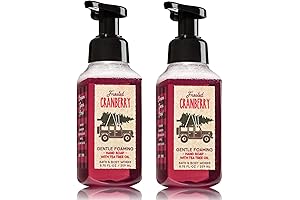 Enchanting Christmas Scented Hand Soap Duo: Bath & Body Works Frosted Cranberry...