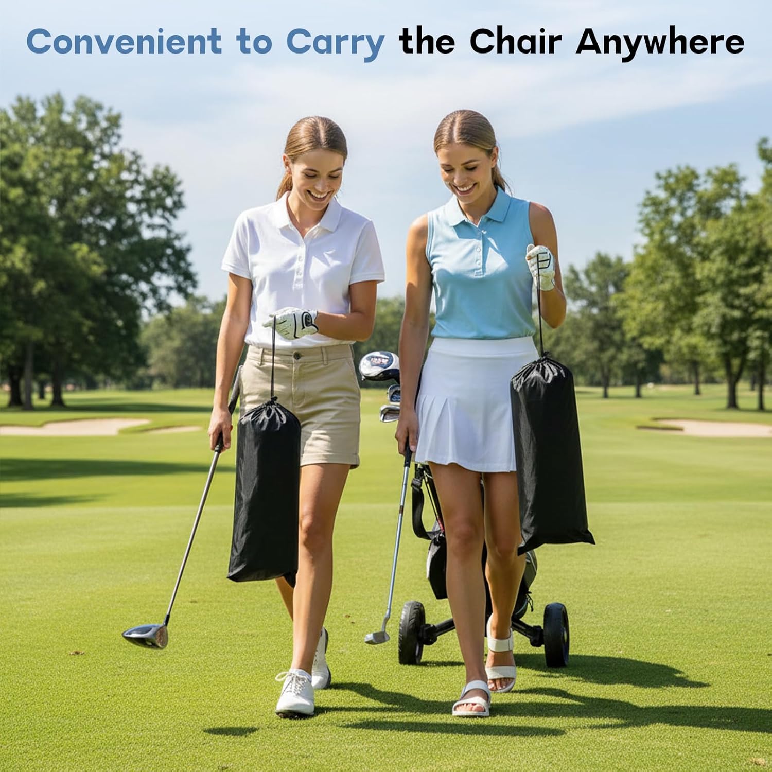 Briwooody 2 Packs Stadium Seats with Back Support Foldable Portable Bleacher Chairs with Adjustable Strap, Bleacher Chair with Back and Cushion for Sport Event, Hiking, Fishing, Camping