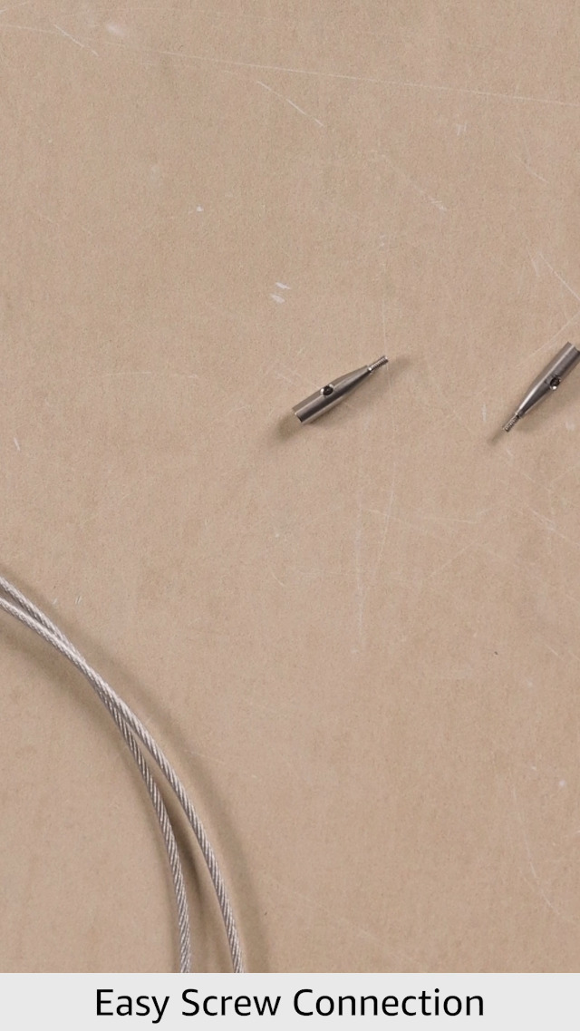 Image of ChiaoGoo Interchangeable Adapter for Small S Needle Tips and Mini M Cables 2 Pieces 2501-AM